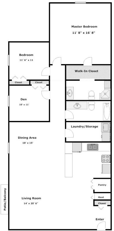 Cambridge 3 bedroom